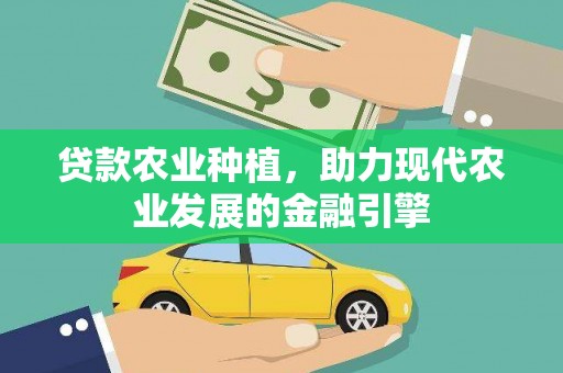 鹤城贷款农业种植，助力现代农业发展的金融引擎