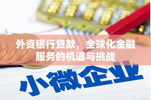 鹤城外资银行贷款，全球化金融服务的机遇与挑战